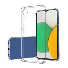 Samsung A04 core Transparent Shockproof Clear Back Cover for Samsung A04 core