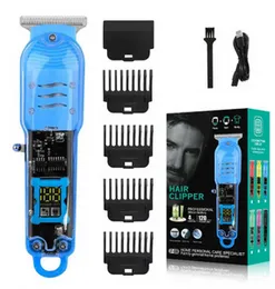 Professional Electric Hair Clippers for Men – Cordless & Corded Rechargeable Beard Trimmer with 4 Limit Combs