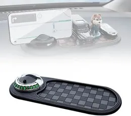 【ETOP】Car Dashboard Anti Slip Mat Sticky Pad Holder Stand Parking Phone Number Plate Auto Accessories Decor