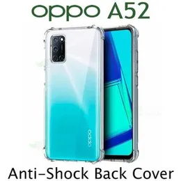 Thickballoon Shockproof Transparent Back Cover for Oppo A52