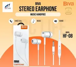 Biva HF-08 Stereo Earphone