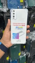 Luxury Thick balloon Transparent Back Cover for Vivo Y20 Y20i Y20s Y12s Y11s
