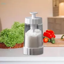 Quantitative Seasoning Jar - Measuring Seasoning Bottle Spice Jars Precise Quantitative Press Type Salt, Sugar Shaker and Pepper Dispenser for Cumin P