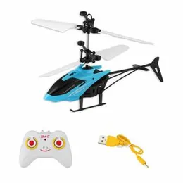 2 in 1 Hot Selling Remote Control Helicopter with Hand Sensor and USB For Kids