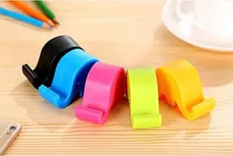 Elephant design plastic desk phone holder