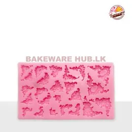 Baraque Style Silicone Mould – A163 | 20cm × 13cm | Ornate Fondant Strip Mould