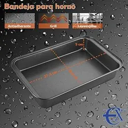 Carbon Steel Non-Stick Baking Tray, 32 x 22 x 5 cm