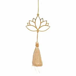 Car Hanging Accessories Best for Your Car Interior Decoration for Rear View Mirror Ornament Multipurpose Use Hanging, Gift, Home Décor (Yoga Lotus)