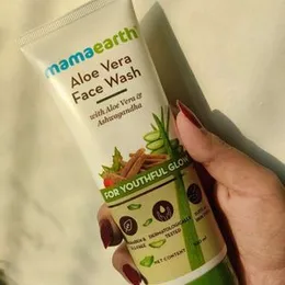 Mamaearth Aloe Vera Face Wash With Aloe Vera & Ashwagandha for a Youthful Glow 100ml