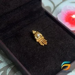 Gold Plated Beautiful Small Praveena Pendant Stylish Design For Ladies.