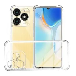 ITEL A70 Shockproof Clear Case Transparent Back Cover For ITEL A70