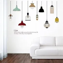 Rawpockets Hanging Decor Light Lamps with Quote Self Adhesive Wall Sticker (Pack of 2) (FROM INDIA FAAZ)