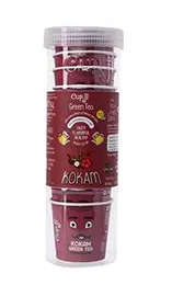 Cup-ji : Ready to Sip Kokam Green Tea | Blended with Hibiscus & Kokam | With Weight Management and Cooling benefits| Guilt-free | Non Bitter Green Tea