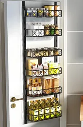 Behind Door Hanging Spice Rack