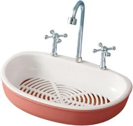 Soap Container Bathtub Shape Soap Box Double Layer Drain Soap Holder Shower Soap Holder Dish Storage Plate Tray Bathroom Supplies Gadgets for Gift Tra