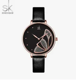 Shengke Luxury Women’s Watch – Elegant Quartz Wristwatch for Ladies, Fashion Casual Design, Reloj Mujer
