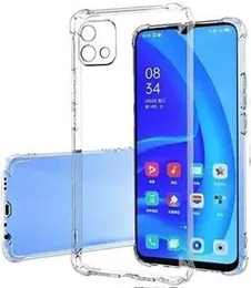 Luxury Bumper Transparent back cover for OPPO A16K