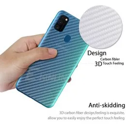 Carbon Fibre Transparent Back Sticker For Samsung M11