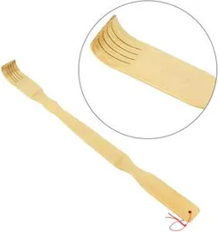 Bamboo Back Scratcher Body Massager Self Therapeutic Long Wooden Back Scratchers Natural Wood Relief Relaxation Backscratcher Itching Massage Tool
