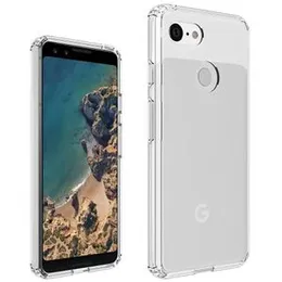 Thick Transparent Soft Back Cover For Google Pixel 3 phone case