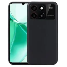 ZTE Blade A35 Black Soft matte Rubber Tpu Back Cover for ZTE Blade A35
