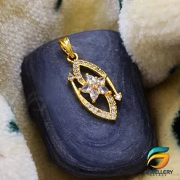 Gold Plated AD Stone Pendant Fashion and Stylish Design For Ladies With AD Stone.