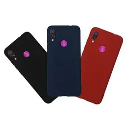Redmi Note 7 Soft Black Matte Back cover for Redmi Note 7