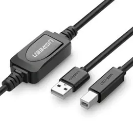 Ugreen 10362 2.0A USB-A Male to USB-B Male Active Printer Cable 15m