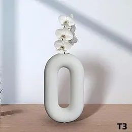 Porcelain luxury Vase long oval T3