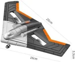 Boys Kids Toys for G4 RC Plane 2.4G Remote Control Aircraft Gravity Sensing Helicopter Jet Glider with Light EPP Foam Airplane (0470)