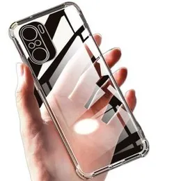 Luxury Shockproof Silicone Clear Phone Case For Xiaomi Poco X3 X3 Pro X4 Pro Protection Case Back Cover