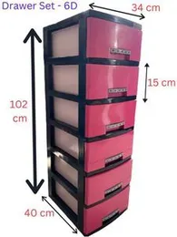 Drawer Set 6 in 1 Classic Type wardrobe