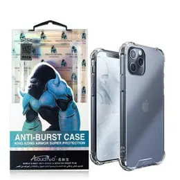 Atouchbo Back Cover – Anti-Burst Clear Shockproof Airbag Transparent Case for iPhone 13