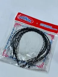Metal Black Powder Coated Hair Band 12 PCS