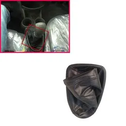 New JD Car Accessories, Beat Car Automotive Parts, Antique Finish Black PU Leather,ABS Gear Shift Lever Cover Boot for Beat Car [11,1-22]