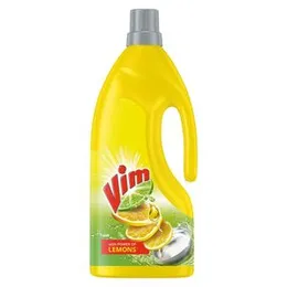 VIM Fresh Lemon Fragrance Dishwash Liquid Gel 1.8 L, Leaves No Residue, Grease Cleaner For All Utensils - Liquid Kitchen Soap,