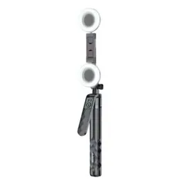 Plokama Live-P10 Pro Selfie Stick Tripod With LED Fill light And Bluetooth Remote