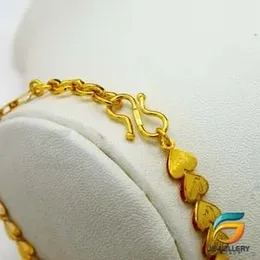 Gold Plated Stylish Heart Bracelet Adjustable For Women Gift.