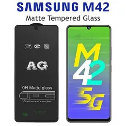 Samsung Galaxy M42 Stylish Full Cover Matte Texture MTB tempered Glass Protector Frosted Glass for Samsung Galaxy M42