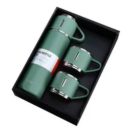 Stainless Steel Vacuum Flask Gift Set Office Business Thermos Bottle Outdoor Hot Water Thermal Insulation Couple Cup