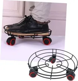 Movable Metal Chassis/Stand/Trolley for Gas LPG Cylinder, Vegetable & Fruit Basket & Other Heavy Items Kitchen & Home Gas Cylinder Trolley