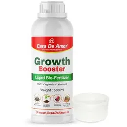 Casa De Amor Growth Booster Liquid Bio-Fertilizer for All Plants | Ideal for Indoor and Outdoor Plant Care (500 ml) (FROM INDIA)NUZ