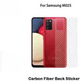 Carbon Fibre back sticker For Samsung Galaxy M02s