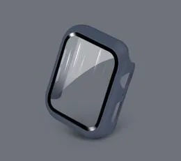 Smiling Case for Apple Watch Series with Buit in Tempered Glass Screen Protector (42MM) - High Definition Clear