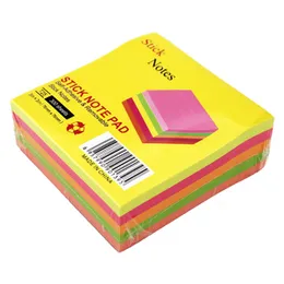 500 Sheets Sticky Notes Pack 3x3 Inches in Mixed Bright Colors Durable, High Quality, Premium sheets for Office and School use