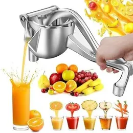A2K Zone Hand Press Fruit Juicer For Orange, Watermelon, Lemon, Strawberry, Tomato, Kiwi, Pomegranate, Instant Juicer For Home & Restaurant, Silver Co
