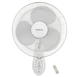 Havells Platina with Remote 400mm Wall Fan (White)
