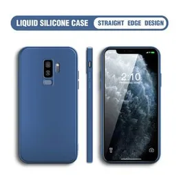 SAMSUNG GALAXY S9 PLUS Soft matte liquid silicone Case Back Cover for Samsung galaxy S9 plus - Blue