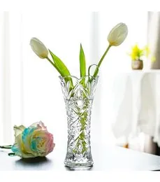 Red Cherry Flower Pot Glass Flower Vase Home Decoration 1Pcs