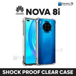 Huawei Nova 8i Transparent Shockproof Clear Back Cover for Huawei Nova 8i